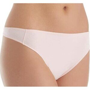 Elita Women's The Essentials Cotton Mid Rise Thong 1200 Pale Blush 2 size M